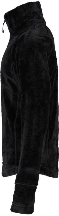 Obermeyer Teen Girls' Furry Fleece Quarter Zip T-Neck 2020-2021 -Ski Supplies Store 3700016009 black gallery2 final