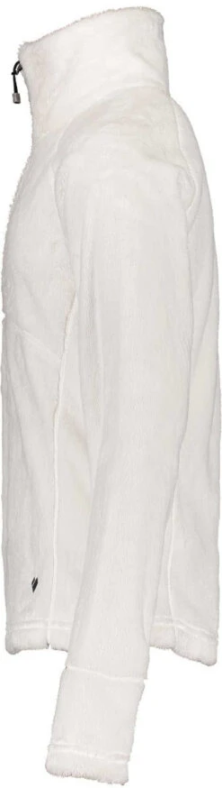 Obermeyer Teen Girls' Furry Fleece Quarter Zip T-Neck 2020-2021 -Ski Supplies Store 3700016010 white gallery2 final