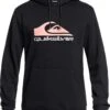Quiksilver Men's Big Logo Snow Anniversary Pullover Hoodie 2019-2020 -Ski Supplies Store big logo snow anniv hoodie 90w 426390 1 black 1