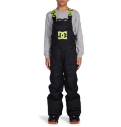 DC Junior's Roadblock Bib Pants 2021-2022 13 DC Junior's Roadblock Bib Pants 2021-2022 -Ski Supplies Store dc roadblock bib youth ski pro black