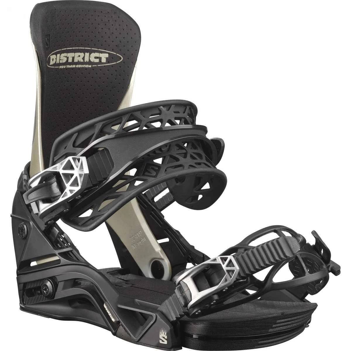 Salomon District Pro Team Snowboard Bindings 2022-2023 4 Salomon District Pro Team Snowboard Bindings 2022-2023 - Image 2